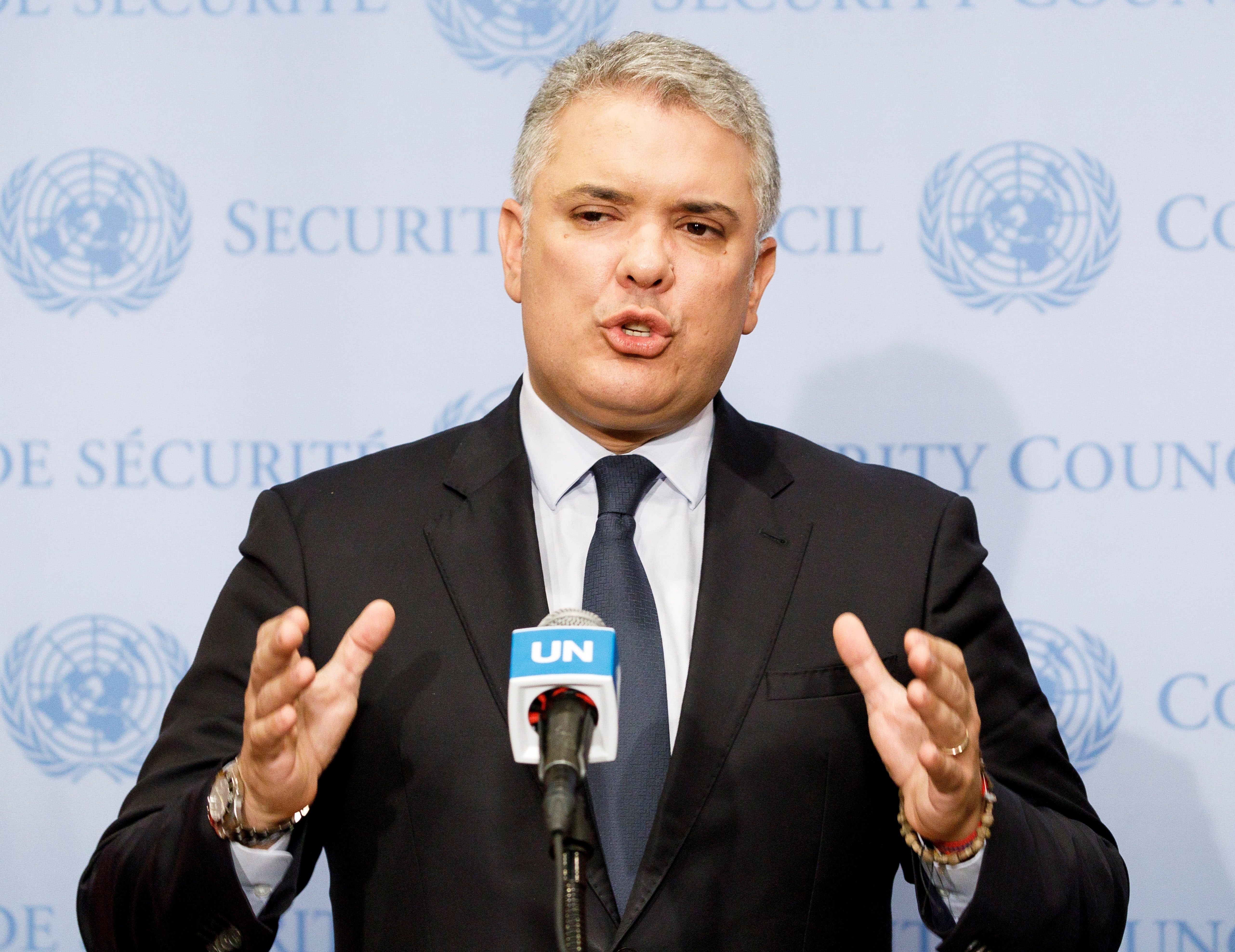 Duque hizo saber a la ONU de su compromiso con un diálogo nacional en Colombia