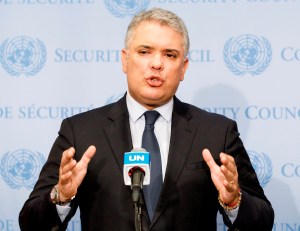Duque hizo saber a la ONU de su compromiso con un diálogo nacional en Colombia