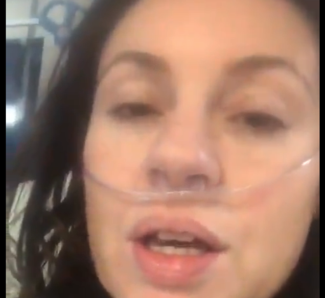 Siento como si tuviera vidrio en los pulmones: El crudo mensaje de una paciente joven con coronavirus (VIDEO)
