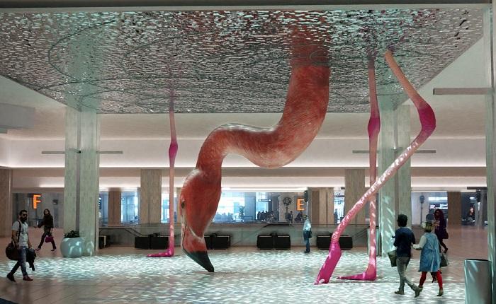 Aeropuerto en Florida contará con la escultura de un flamingo gigante