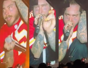 ¿Estaba drogado o endemoniado? El rapero Post Malone asusta a sus fanáticos en pleno concierto (VIDEO)