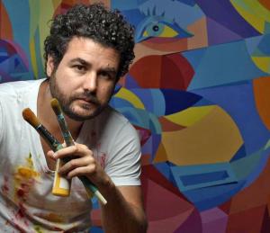 Leonardo Moleiro un Venezolano que cautiva a Los Ángeles con su arte abstracto