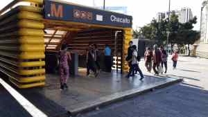 Así se encuentra la estación Chacaíto en el segundo día de cuarentena en Venezuela #17Mar (Video)