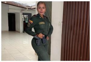 Andrea Cortés, la primera funcionaria policial transgénero de Colombia