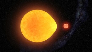 Astrónomos descubrieron una inusual estrella con forma de lágrima