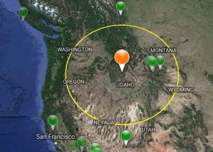 Sismo de magnitud 6,5 sacudió Idaho, al oeste de Estados Unidos