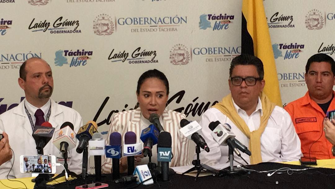 Laidy Gómez anunció medidas preventivas ante la pandemia de coronavirus en Táchira