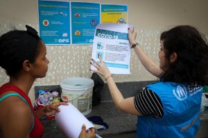 Acnur atiende a venezolanos en Colombia y Perú por el coronavirus