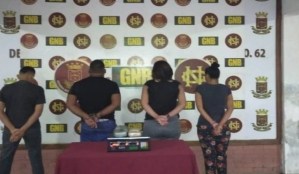 GNB detuvo a cuatro personas por tráfico de drogas en Ciudad Bolívar