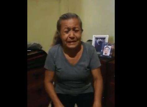 Entre lagrimas: Madre del capitán Reny Olivares denuncia su desaparición el pasado #20Abr en Los Teques