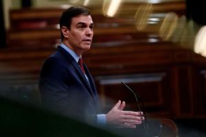 Sánchez pide unidad a los españoles para prorrogar el estado de alarma en España