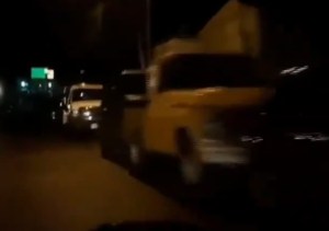 La kilométrica cola para abastecer combustible en Los Teques #8Abr (Video)