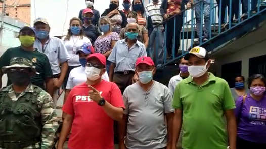 El alcalde de Churuguara recibió una dosis de patria y mandó a sus milicianos a la vanguardia (VIDEO)