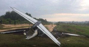 Mexicano fue ingresado a una clínica tras estrellarse con una avioneta en Machiques de Perijá