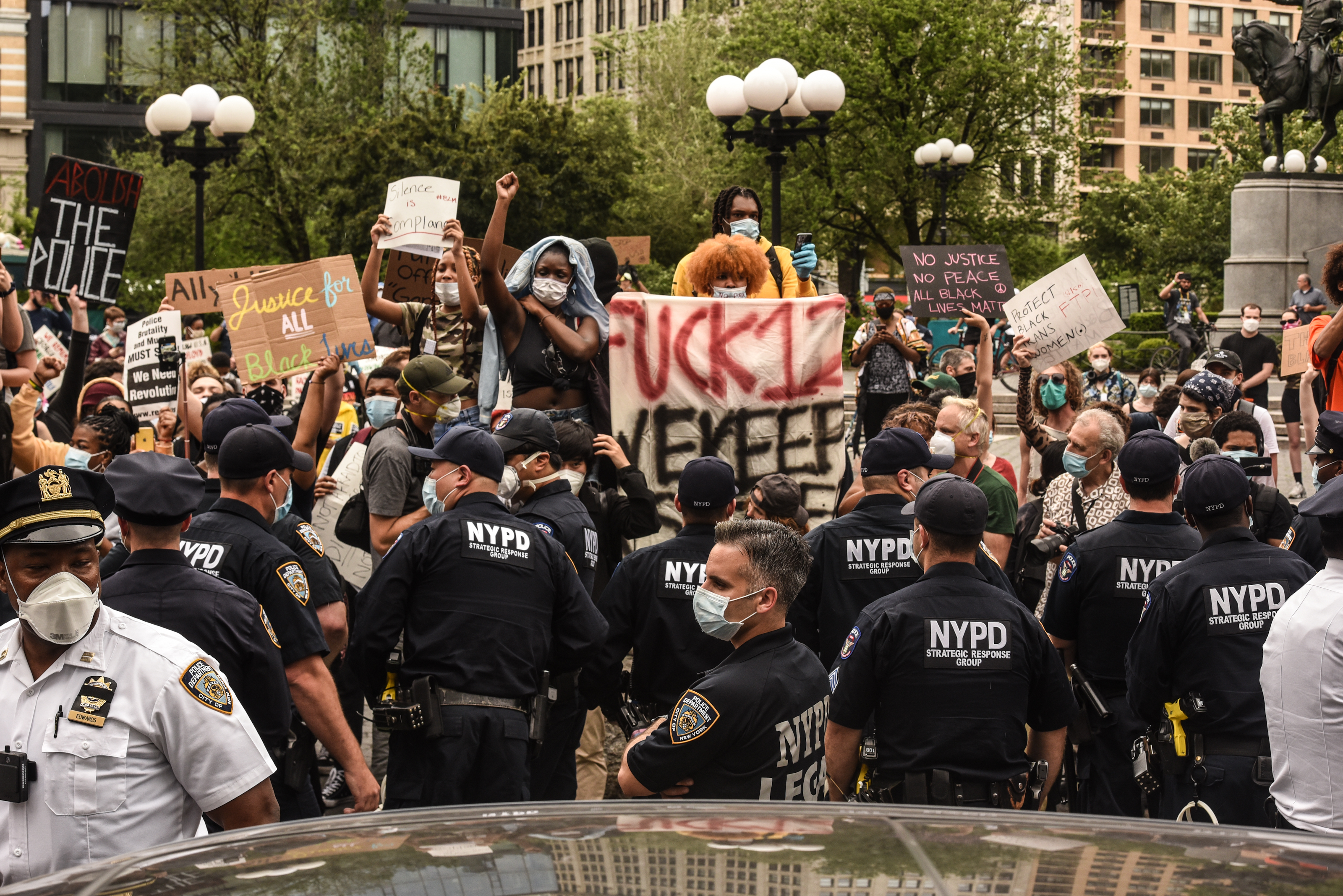 Protestas de “Black Lives Matter” continúan en Nueva York después de un mes