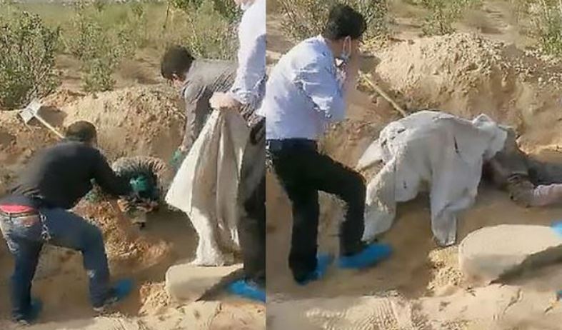 Anciana fue enterrada viva por su hijo y la rescataron con vida tres días después (VIDEO)