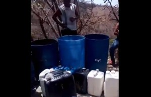 Habitantes en Charallave “pasan las de Caín” para poder obtener agua #28May (Video)
