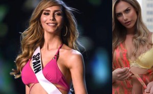 Con poca ropa, la Miss España Ángela Ponce muestra sus enormes atributos