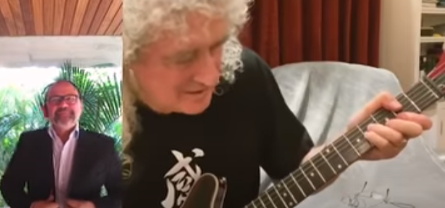 Una de las canciones más hermosas de Queen, tocada por su guitarrista, y cantada por un venezolano (VIDEO)