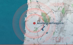 Sismo de magnitud 5,5 sacude región chilena de Antofagasta