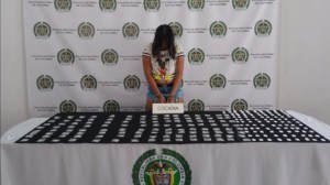 Venezolana fue capturada en Medellín con más de 200 dosis de cocaína