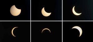Un eclipse solar excepcional deslumbra a los aficionados de la astronomía en África y Asia (Fotos)