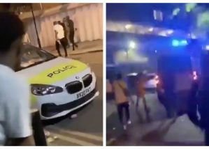 Una fiesta callejera ilegal en Londres deja 22 policías heridos