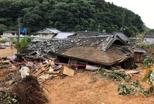 Al menos 16 muertos en Japón por las lluvias torrenciales
