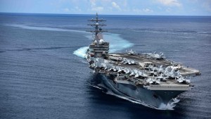 Estados Unidos despliega portaaviones en el mar de China Meridional