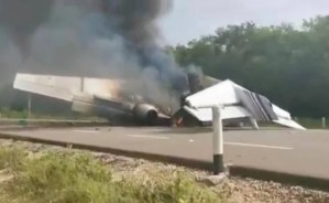 Aeronave derribada en México provenía de Venezuela (Videos)