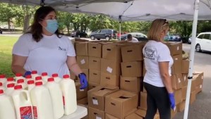 La Fundación Arcadia entrega este #24Jul 1.000 cajas de alimentos gratuitos a la diáspora venezolana en Washington