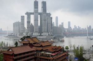 El impresionante rascacielos horizontal que causa furor en China (FOTOS)