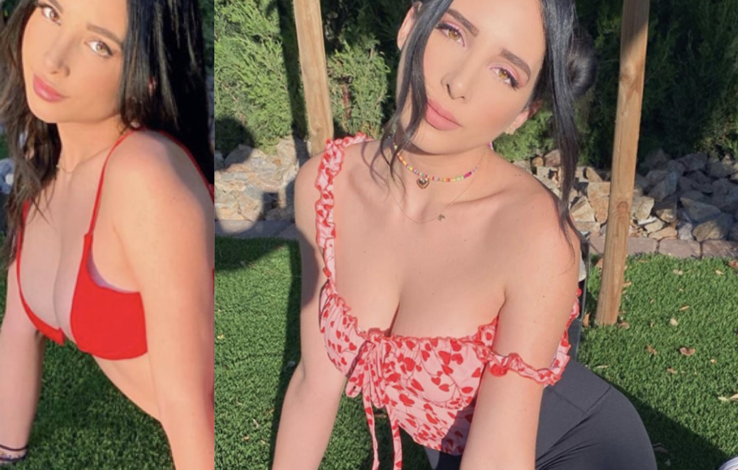 La ardiente foto de la youtuber Mariale con bikini transparente