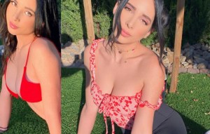 La ardiente foto de la youtuber Mariale con bikini transparente