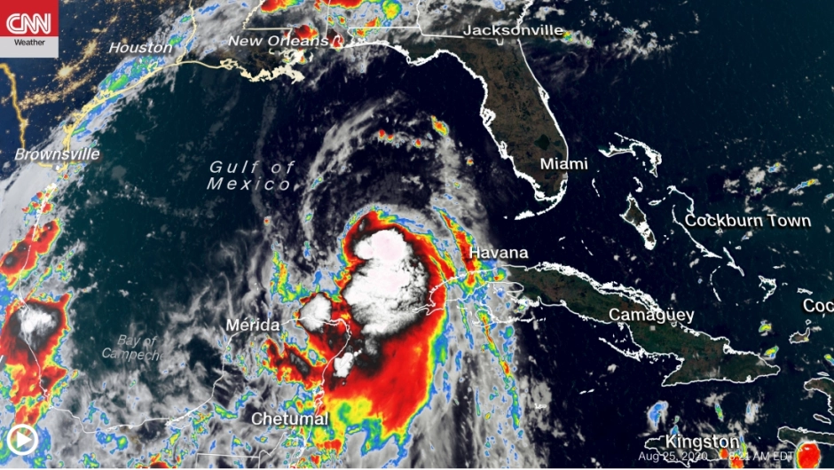 Siga en vivo la llegada del huracán #Laura a las costas de EEUU este #26Ago