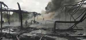 Así quedó la antigua planta de Good Year en Carabobo tras fatal incendio (FOTOS)