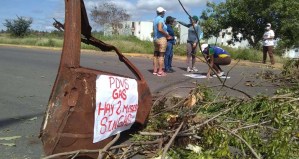 En San Félix tienen tres días en protesta por falta de gas