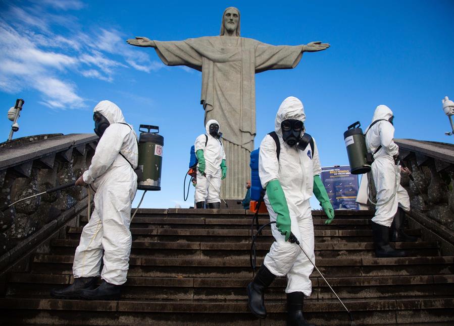 Brasil se acerca a los 190.000 decesos por coronavirus