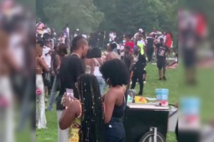 Miles de personas se reunieron para celebrar un festival en Prospect Park de Brooklyn