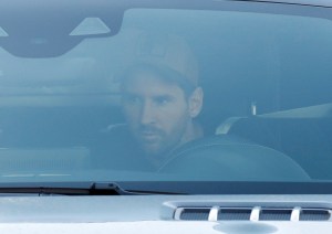 Messi regresa al centro de entrenamiento del Barcelona