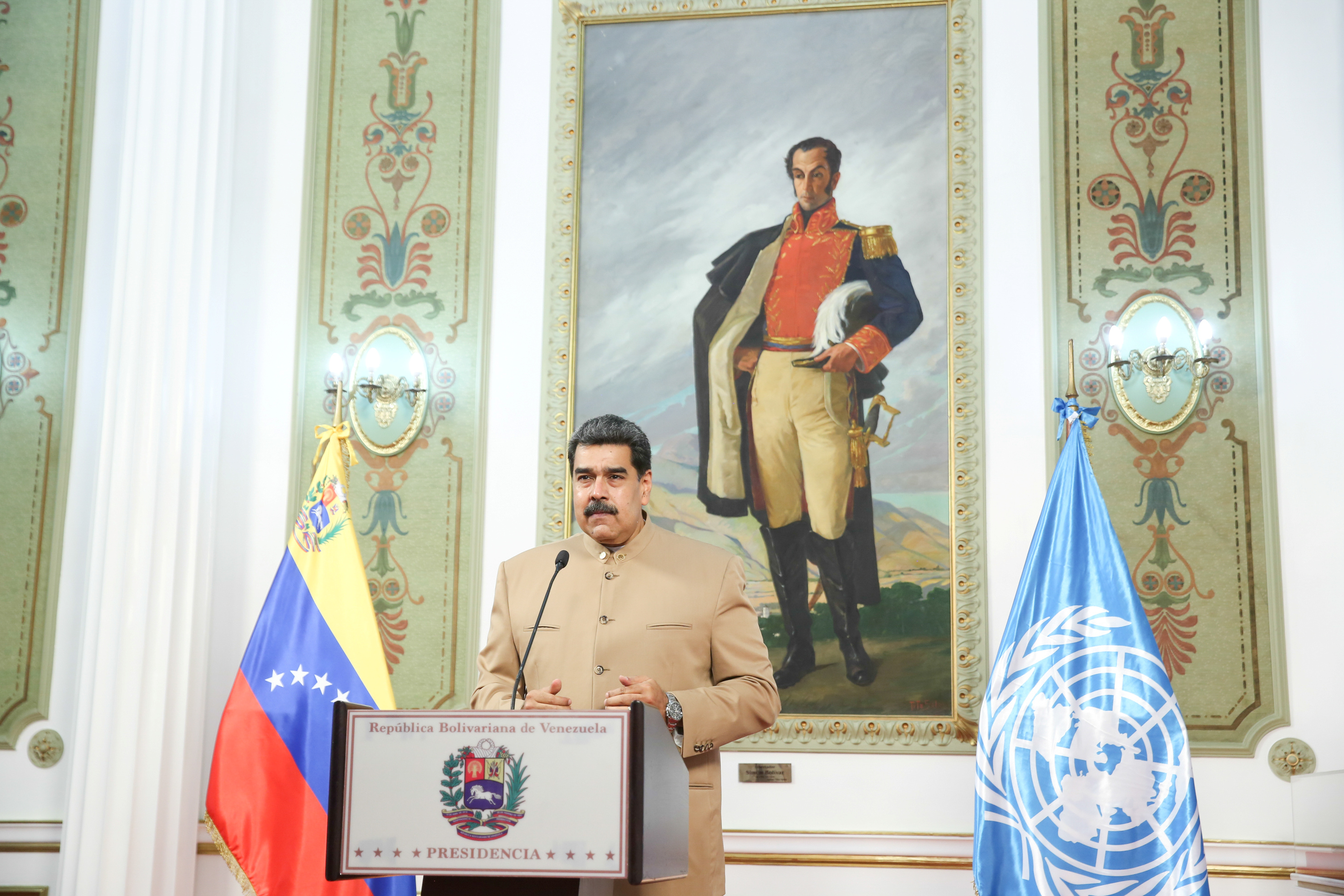 Maduro aprovechó su discurso a la ONU para mentir, pedirle “cacao” a Guterres y arremeter contra EEUU