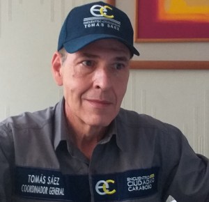 Tomás Sáez : No descansaremos hasta lograr la libertad de Venezuela