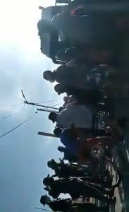 Se caldearon los ánimos tras agresión de la GNB en una gasolinera de Carúpano (Video)