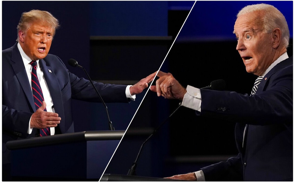 Un meme de los Simpson resume debate de Donald Trump y Joe Biden