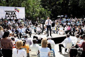Guaidó juramentó comando de campaña “Venezuela alza la voz” para promover la Consulta Popular