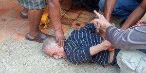 Vecinos de Naguanagua detuvieron a un hombre que le cayó a machetazos a su esposa