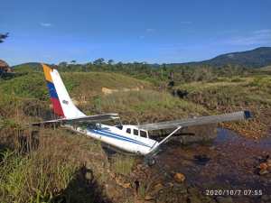 EN FOTOS: Localizada avioneta de la Fuerza Aérea accidenteada en Amazonas