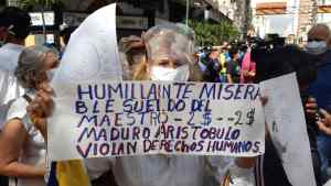 EN FOTOS: Docentes de toda Caracas salen a las calles para exigir sus derechos #5Oct