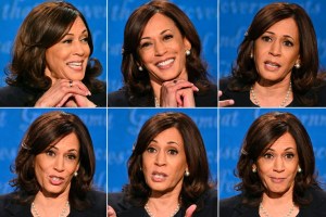 Las expresiones faciales de Kamala Harris durante el debate vicepresidencial se vuelven virales