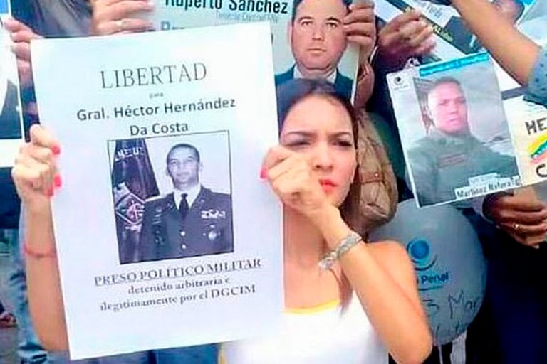 La conmovedora historia de la hija de un general preso por Maduro: “No hay un día en que no llore”